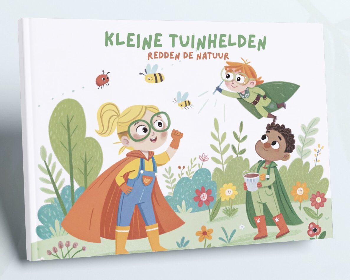 Kinderboek kleine tuinhelden - leren over tuin en natuur