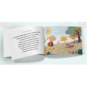 Kinderboek over kleine tuinhelden die helpen de tuin aan te leggen